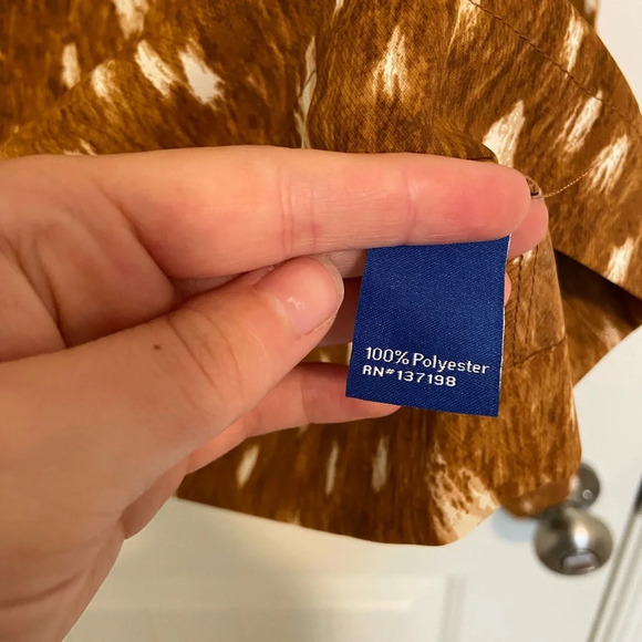 NWOT | Cara Santana x Apt.9 women’s long sleeve patterned blouse — small - Picture 3 of 6